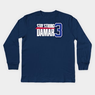 Stay strong Damar Kids Long Sleeve T-Shirt